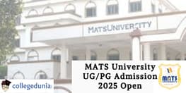 MATS University Admission 2025 Open